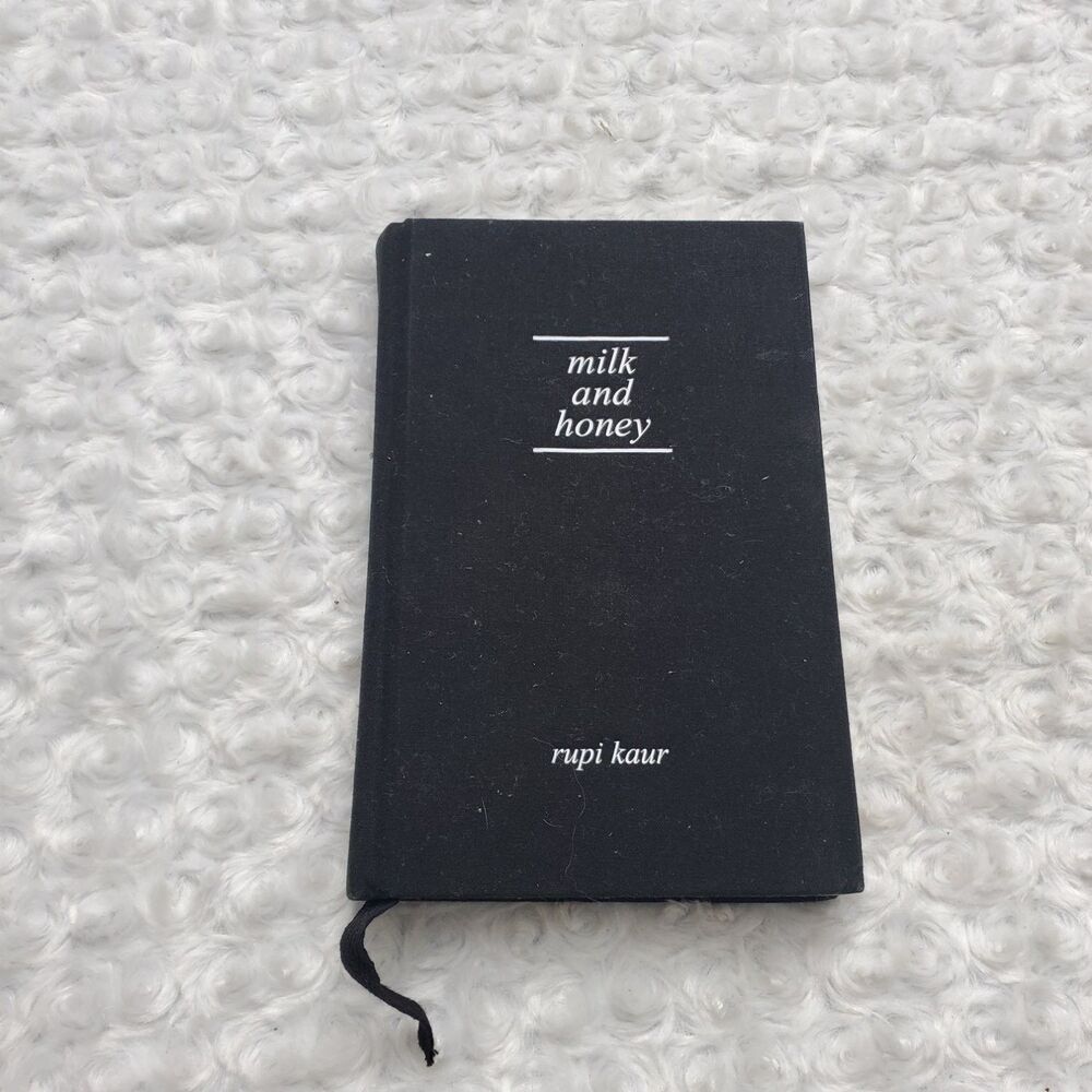 Milk and Honey by Rupi Kaur Signed Hardcover Cloth Bound Poetry Book Auto